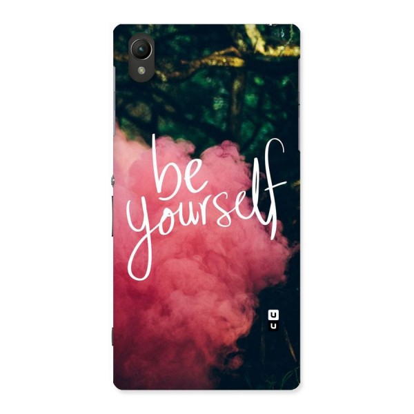 Be Yourself Greens Back Case for Sony Xperia Z1