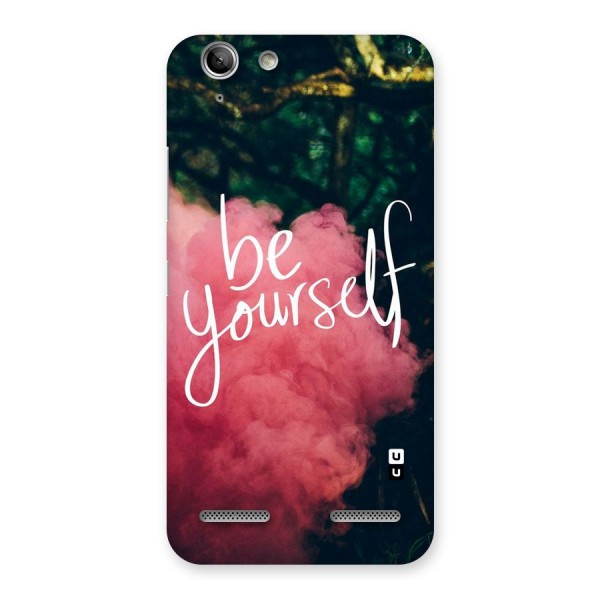 Be Yourself Greens Back Case for Vibe K5
