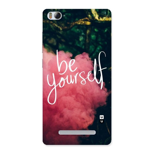 Be Yourself Greens Back Case for Xiaomi Mi4i