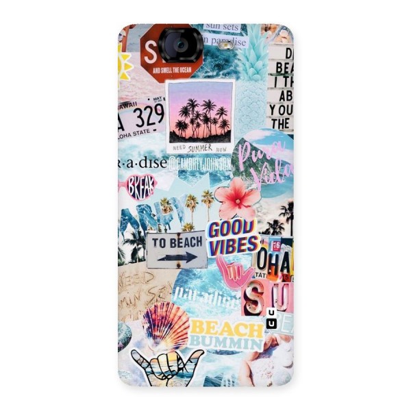 Beaching Life Back Case for Canvas Knight A350