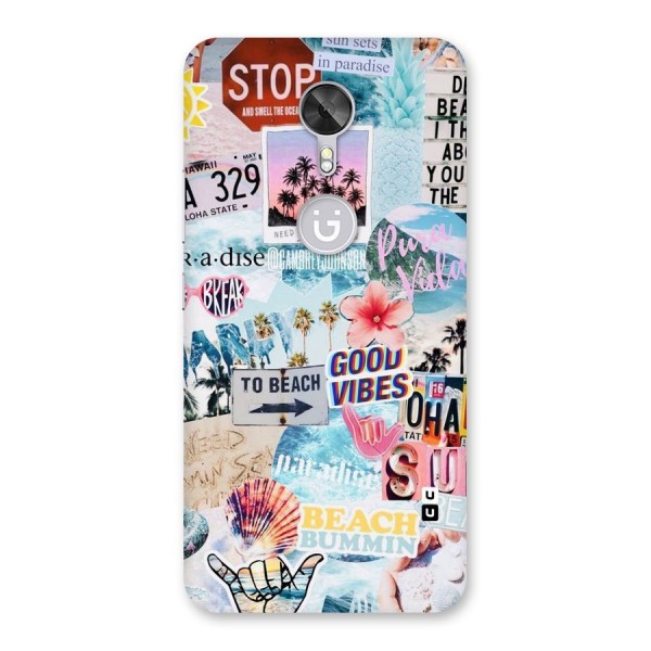 Beaching Life Back Case for Gionee A1