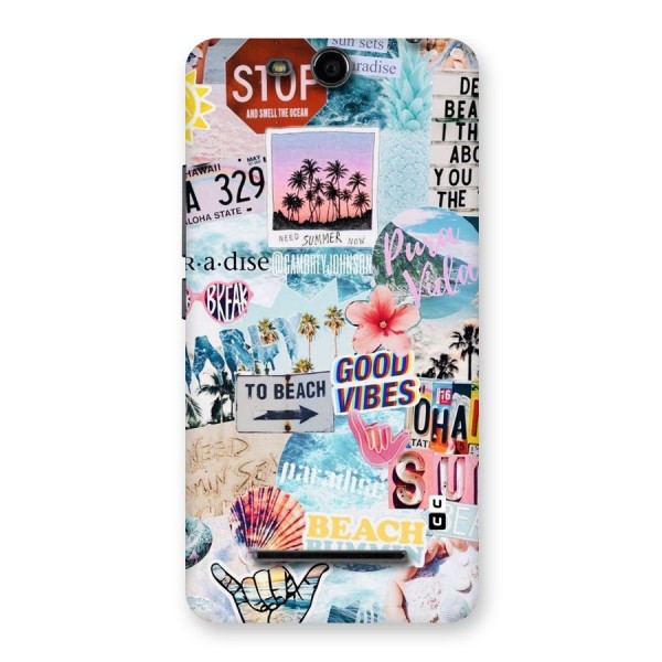 Beaching Life Back Case for Micromax Canvas Juice 3 Q392