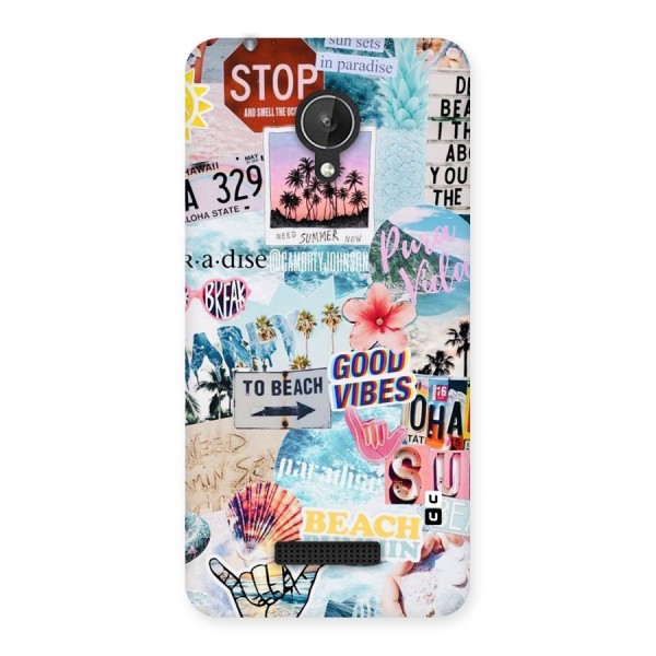 Beaching Life Back Case for Micromax Canvas Spark Q380