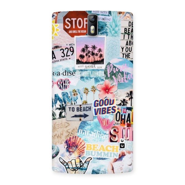 Beaching Life Back Case for One Plus One