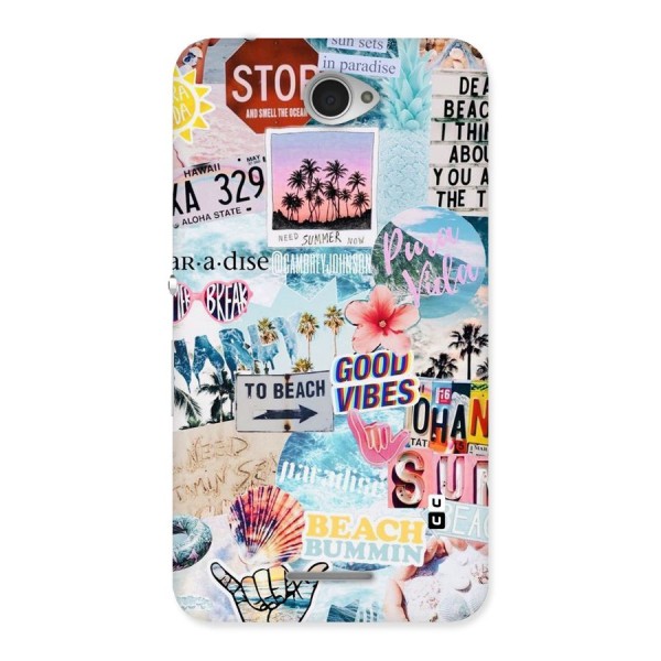 Beaching Life Back Case for Sony Xperia E4