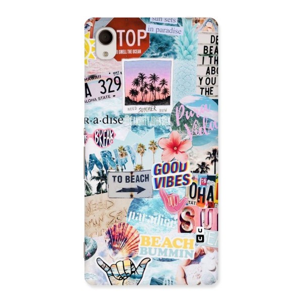 Beaching Life Back Case for Sony Xperia M4