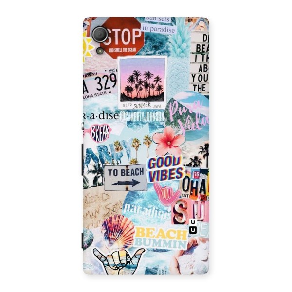 Beaching Life Back Case for Xperia Z4