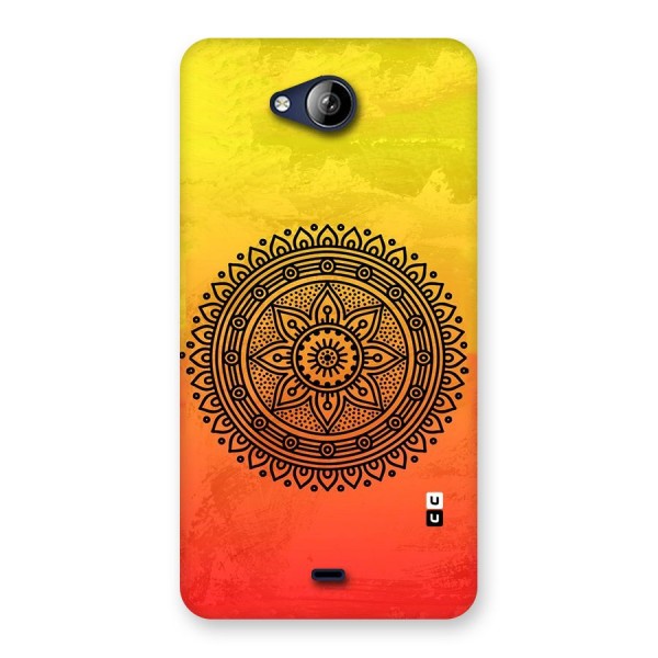 Beautiful Circle Art Back Case for Canvas Play Q355