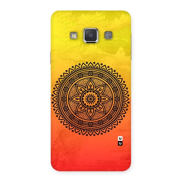 Beautiful Circle Art Back Case for Galaxy A3