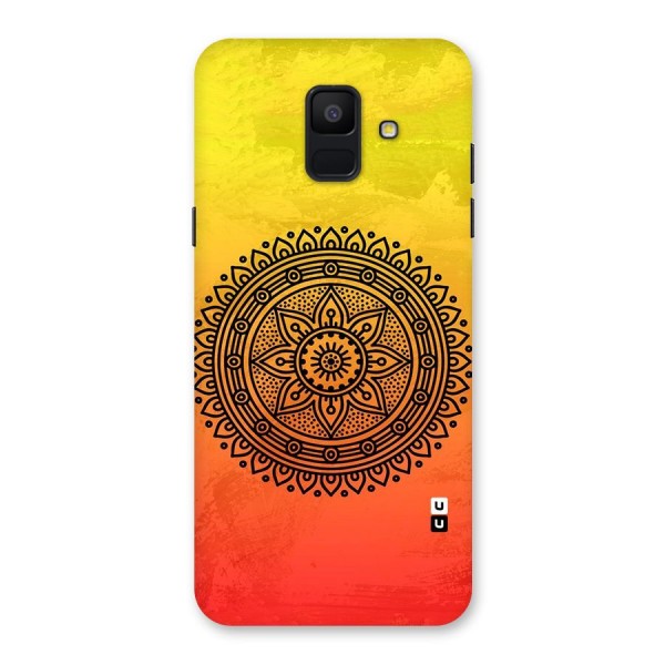 Beautiful Circle Art Back Case for Galaxy A6 (2018)