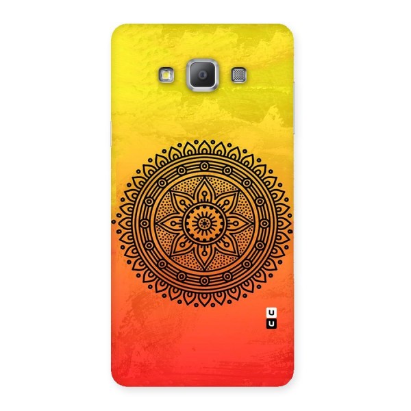 Beautiful Circle Art Back Case for Galaxy A7