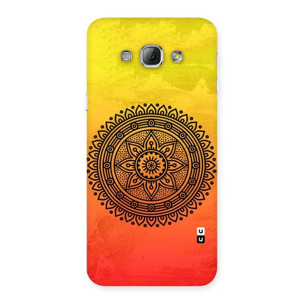 Beautiful Circle Art Back Case for Galaxy A8
