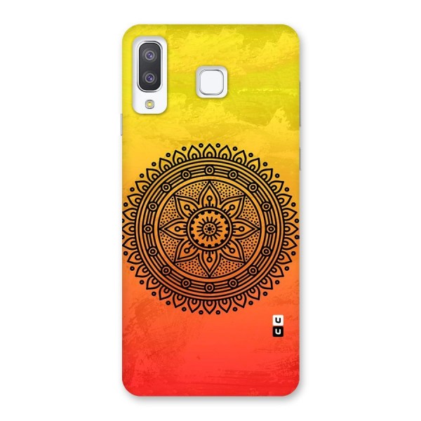 Beautiful Circle Art Back Case for Galaxy A8 Star