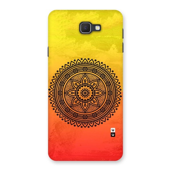 Beautiful Circle Art Back Case for Galaxy On7 2016