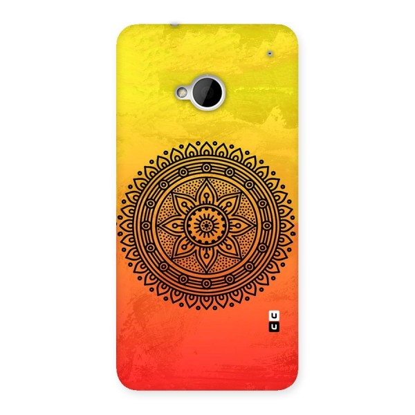 Beautiful Circle Art Back Case for HTC One M7