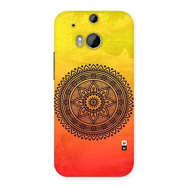 Beautiful Circle Art Back Case for HTC One M8