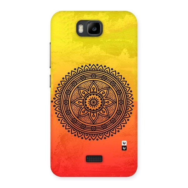 Beautiful Circle Art Back Case for Honor Bee