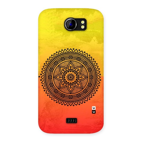 Beautiful Circle Art Back Case for Micromax Canvas 2 A110