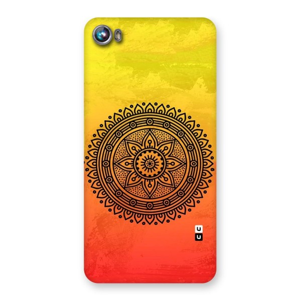 Beautiful Circle Art Back Case for Micromax Canvas Fire 4 A107
