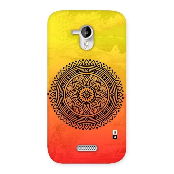 Beautiful Circle Art Back Case for Micromax Canvas HD A116
