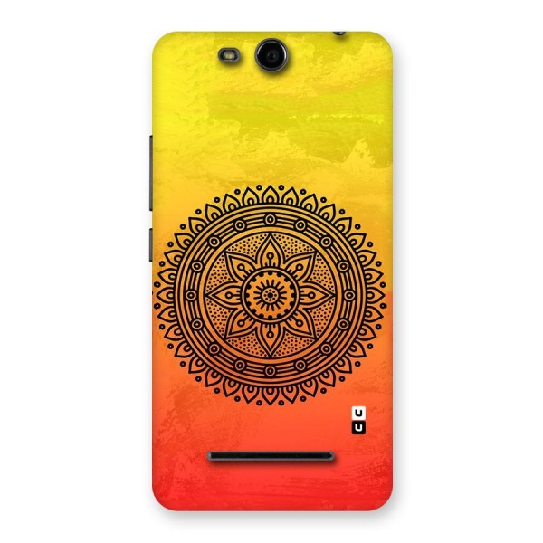 Beautiful Circle Art Back Case for Micromax Canvas Juice 3 Q392