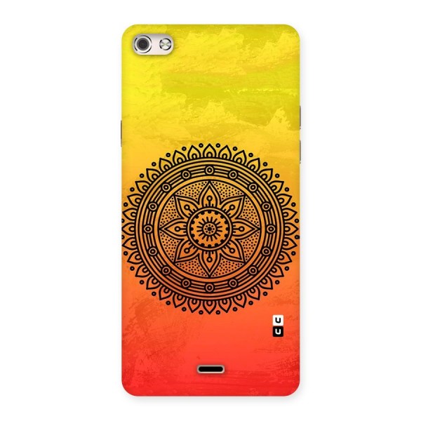 Beautiful Circle Art Back Case for Micromax Canvas Silver 5