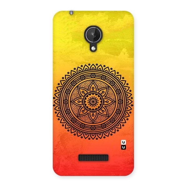 Beautiful Circle Art Back Case for Micromax Canvas Spark Q380