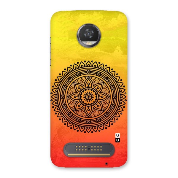 Beautiful Circle Art Back Case for Moto Z2 Play