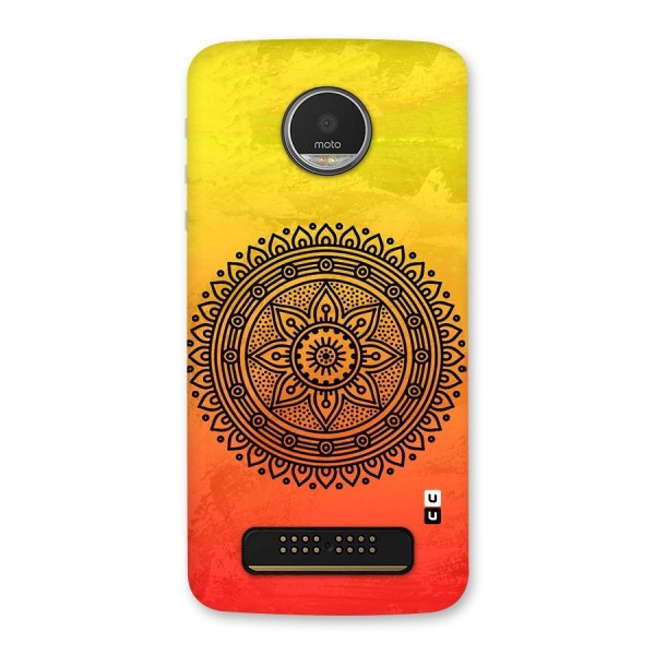 Beautiful Circle Art Back Case for Moto Z Play