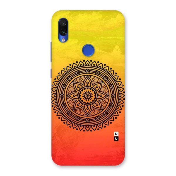 Beautiful Circle Art Back Case for Redmi Note 7S