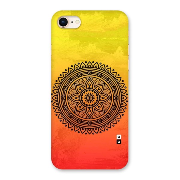 Beautiful Circle Art Back Case for iPhone 8