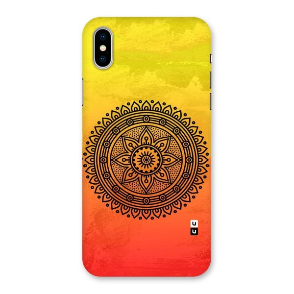 Beautiful Circle Art Back Case for iPhone XS