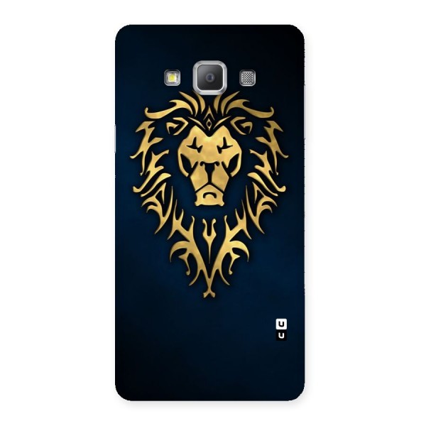Beautiful Golden Lion Design Back Case for Galaxy A7