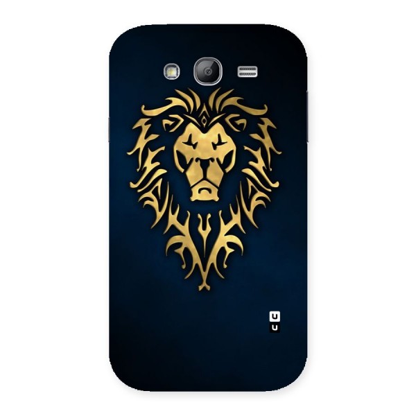 Beautiful Golden Lion Design Back Case for Galaxy Grand