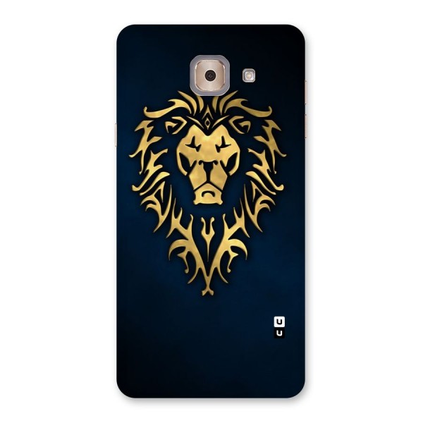 Beautiful Golden Lion Design Back Case for Galaxy J7 Max