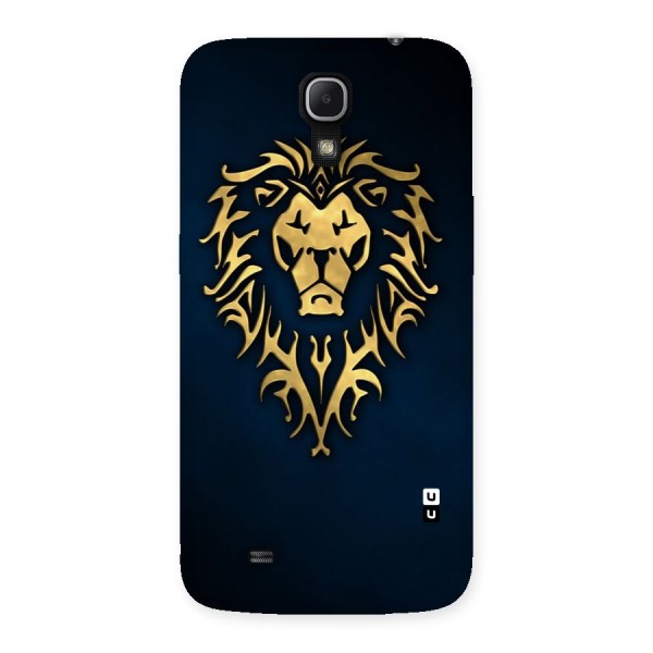 Beautiful Golden Lion Design Back Case for Galaxy Mega 6.3