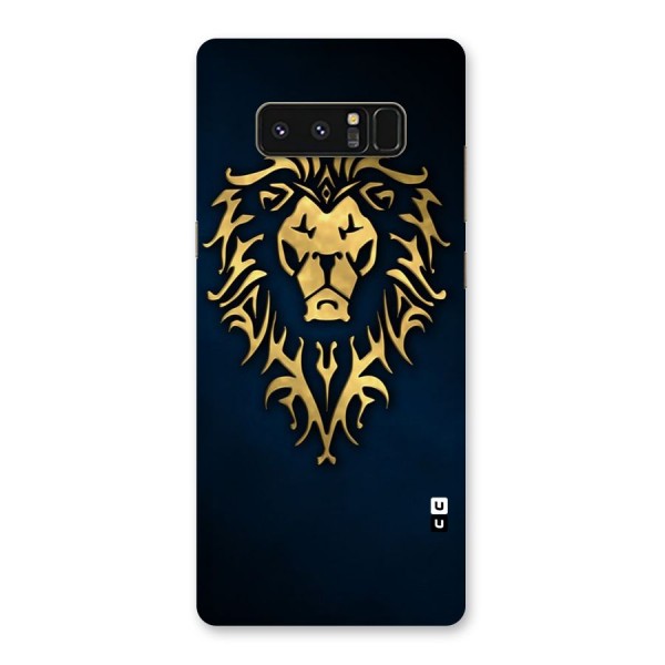 Beautiful Golden Lion Design Back Case for Galaxy Note 8