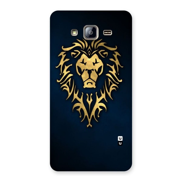 Beautiful Golden Lion Design Back Case for Galaxy On5