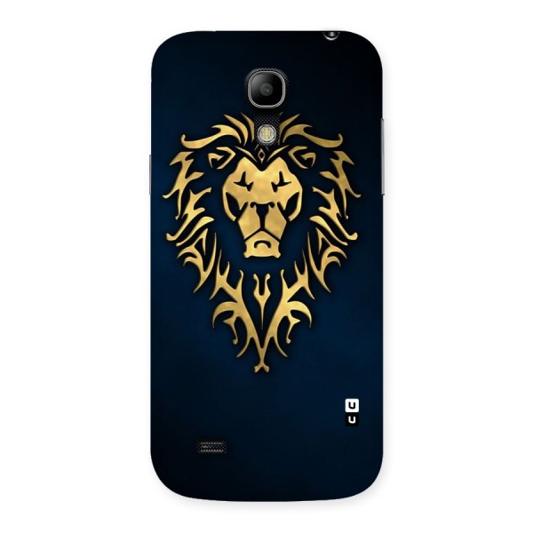 Beautiful Golden Lion Design Back Case for Galaxy S4 Mini
