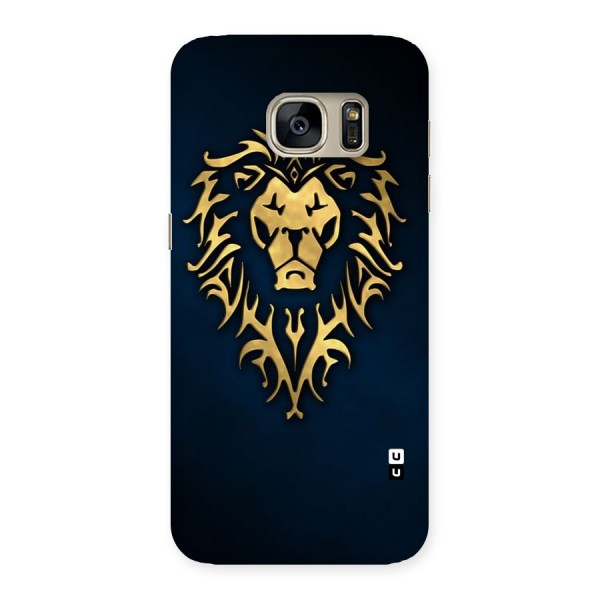Beautiful Golden Lion Design Back Case for Galaxy S7