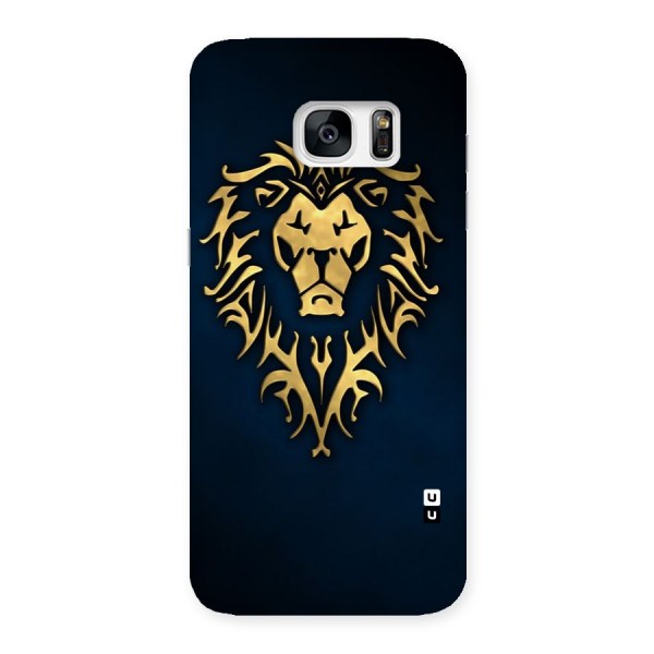 Beautiful Golden Lion Design Back Case for Galaxy S7 Edge