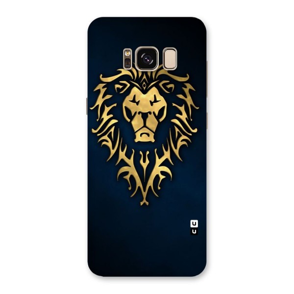 Beautiful Golden Lion Design Back Case for Galaxy S8