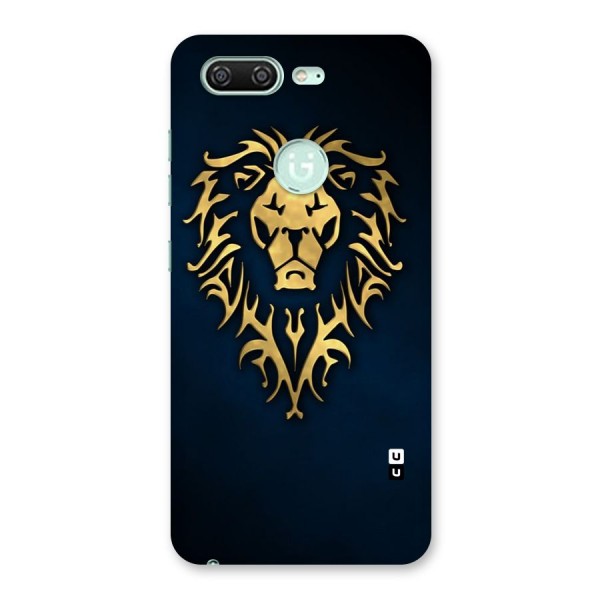 Beautiful Golden Lion Design Back Case for Gionee S10