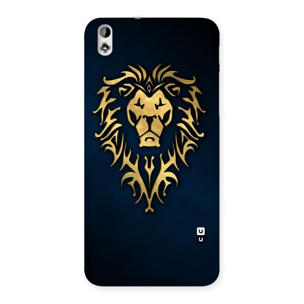 Beautiful Golden Lion Design Back Case for HTC Desire 816