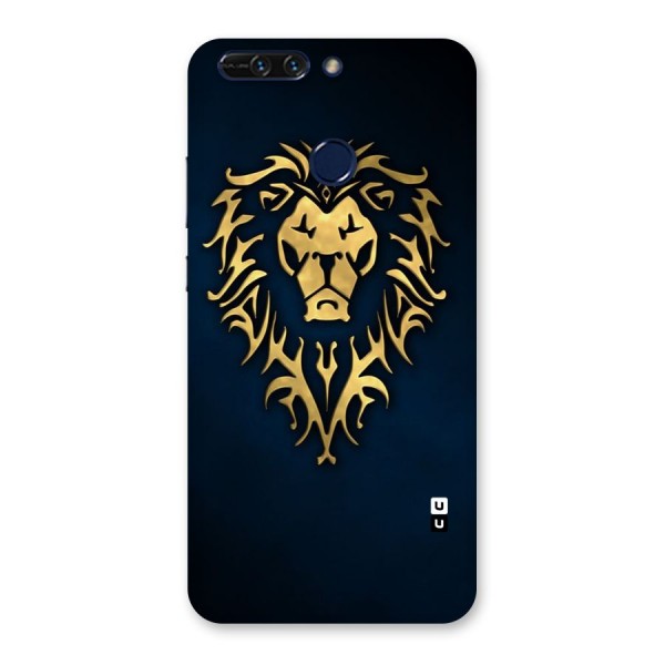 Beautiful Golden Lion Design Back Case for Honor 8 Pro