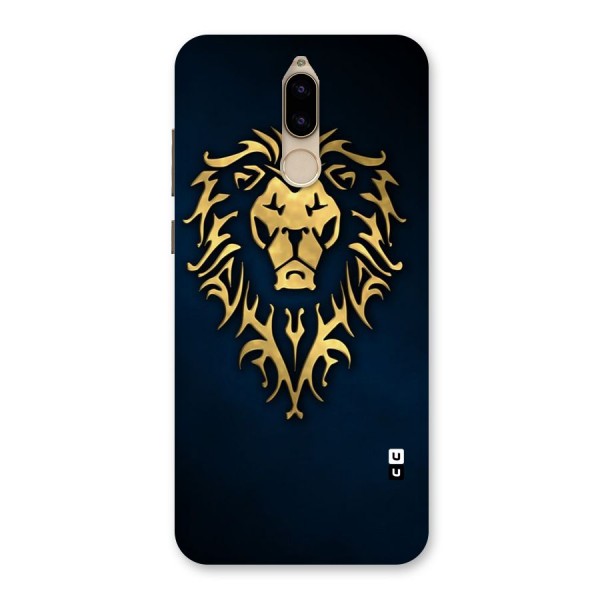 Beautiful Golden Lion Design Back Case for Honor 9i