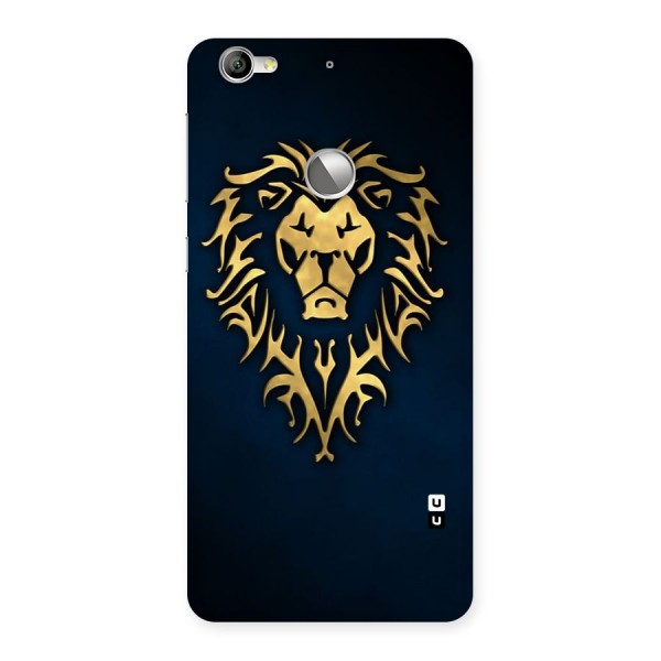 Beautiful Golden Lion Design Back Case for LeTV Le 1s
