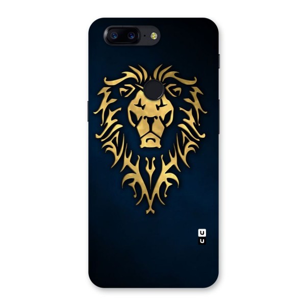Beautiful Golden Lion Design Back Case for OnePlus 5T