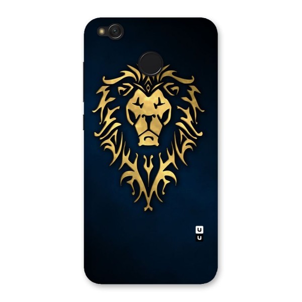 Beautiful Golden Lion Design Back Case for Redmi 4