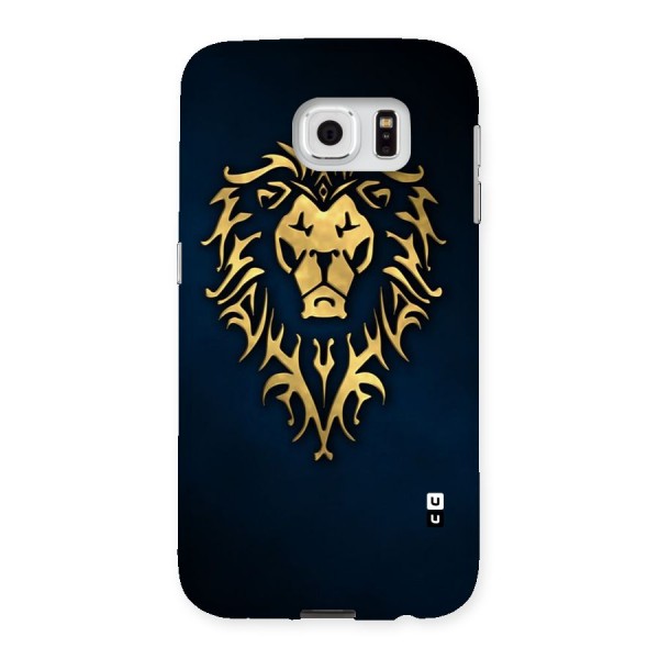 Beautiful Golden Lion Design Back Case for Samsung Galaxy S6